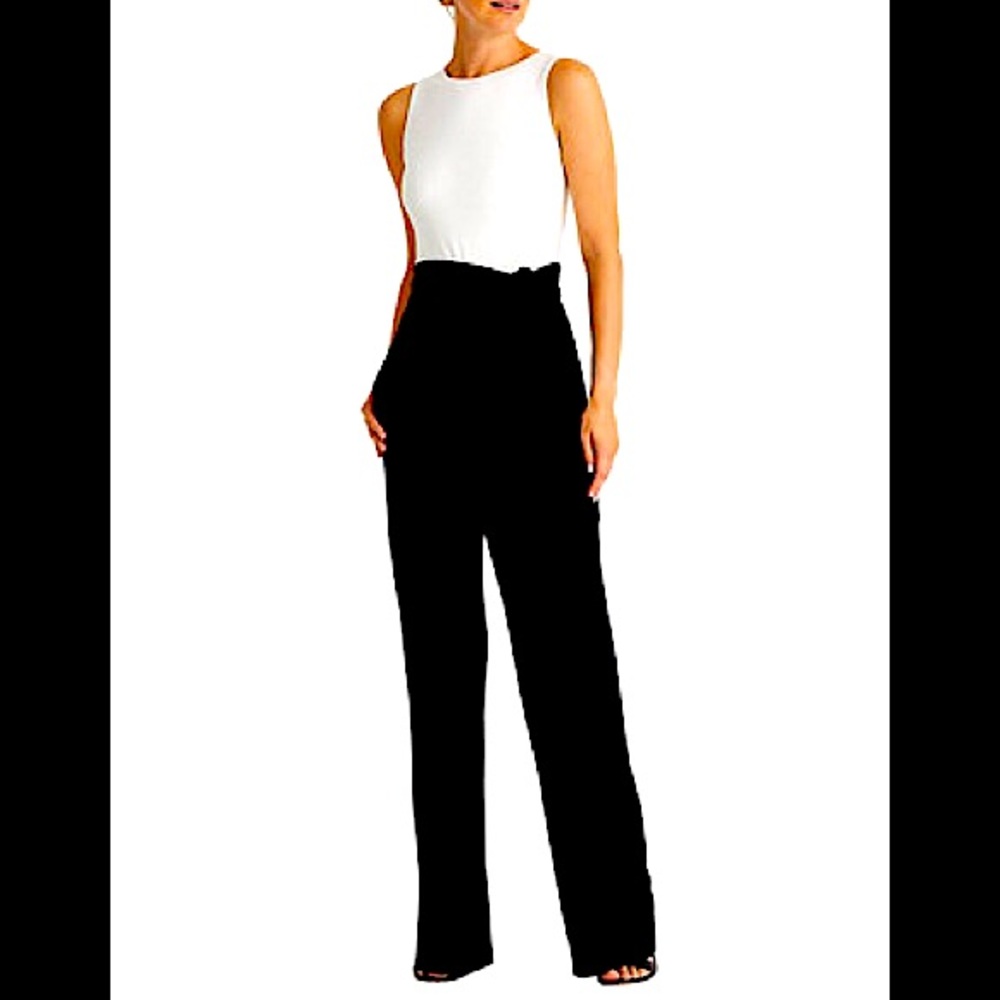 Ralph Lauren Two-tone Black and White Jumpsuit 18